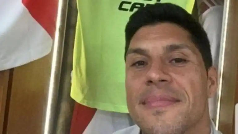 La selfie de Enzo Pérez tras saber que será el arquero de River
