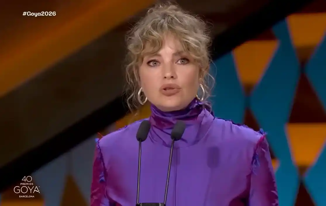 Dolores Fonzi, ovacionada en los Goya