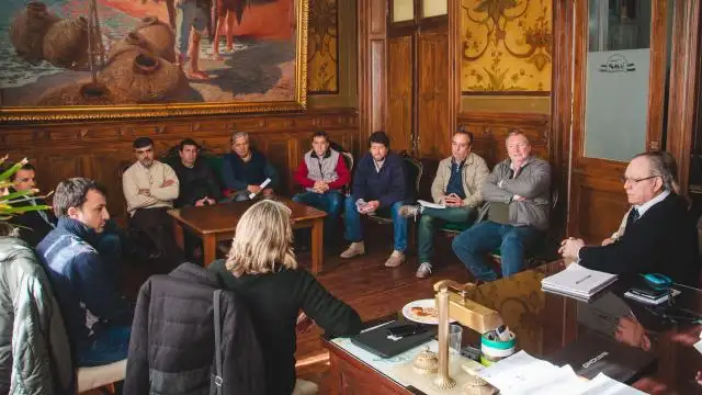 Reunión de CAME, Municipio y el Centro Económico Gualeguay
