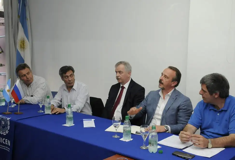 Representantes de empresa rusa que genera energías renovables en Tandil