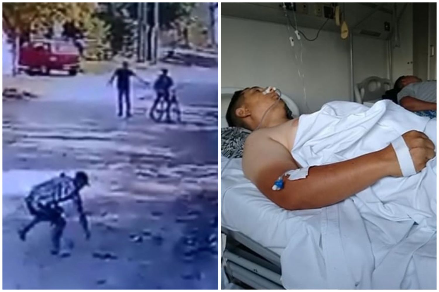 Un hincha de Almirante le fracturó el cráneo a un joven con la camiseta de Morón y baleó al tío que intentó defenderlo