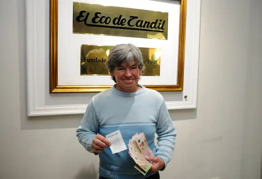 Una fiel lectora ganó los cinco mil pesos del Ecoloto