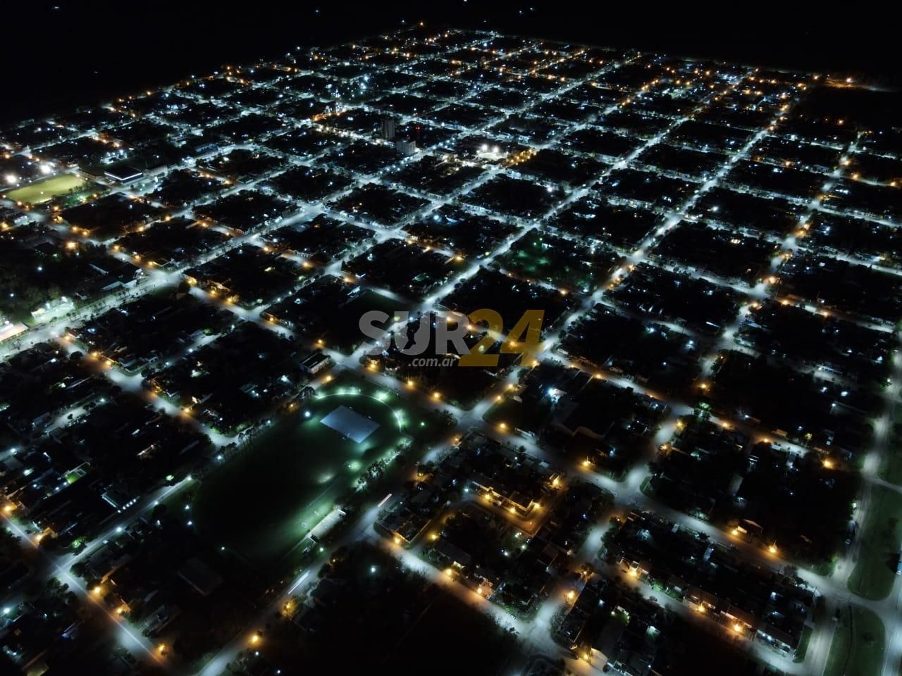 Chañar Ladeado eficiente: más de $14 millones destinados a nueva iluminación