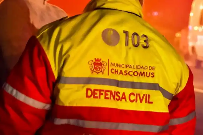 Rige alerta naranja por tormentas fuertes en Chascomús y la región