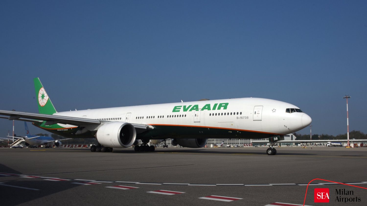 EVA Air lands in Italy