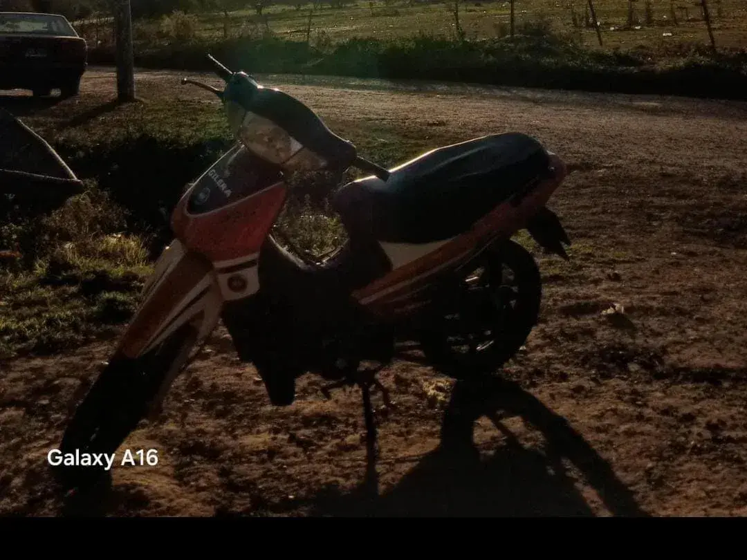 El ladrón robó la Gilera Smash 110.