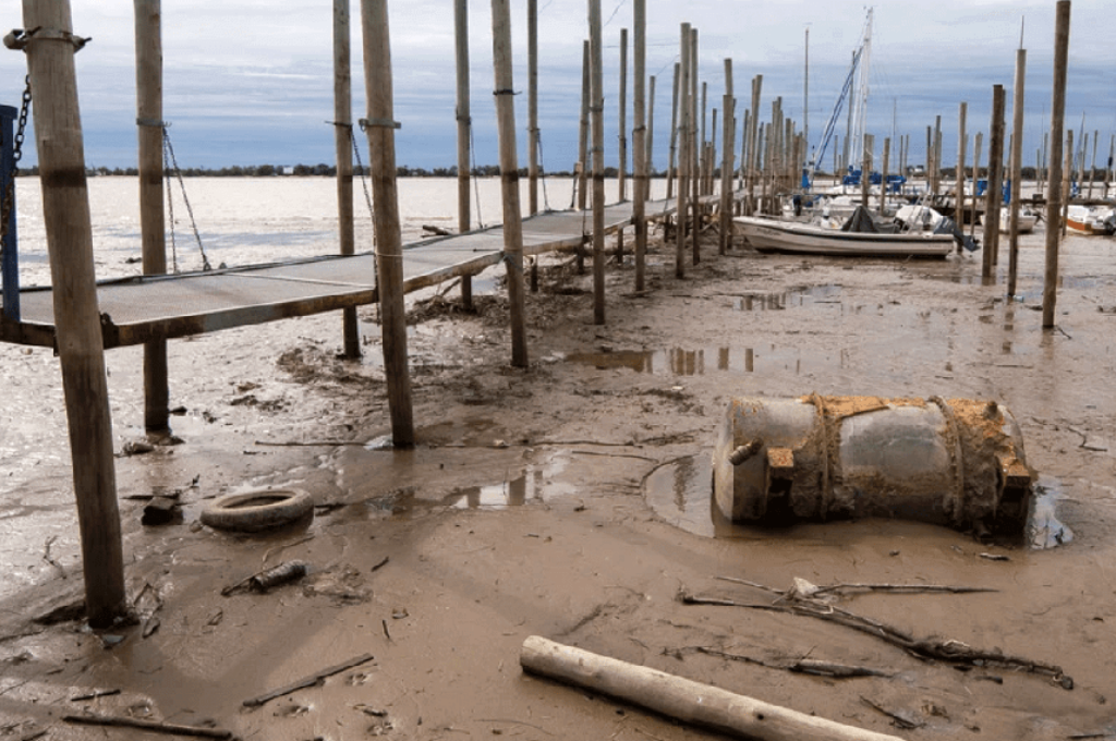 El río Paraná creció en Entre Ríos, pero esperan que siga bajo durante 2021