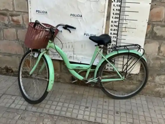 La bicicleta recuperada.