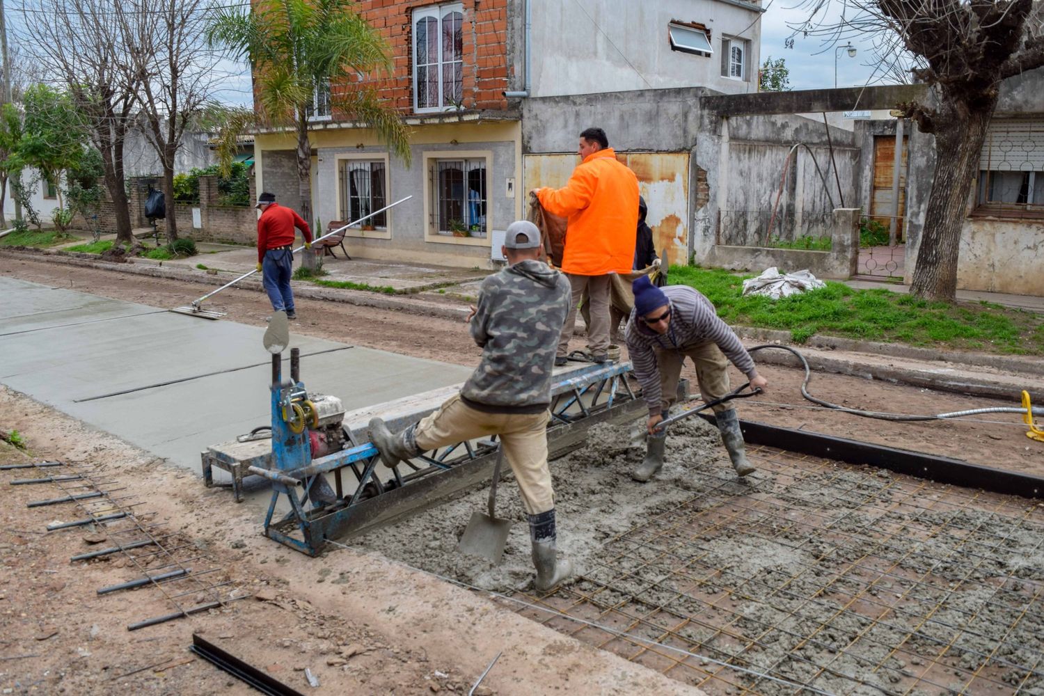 Avances en la pavimentación calle Intendente Parachú