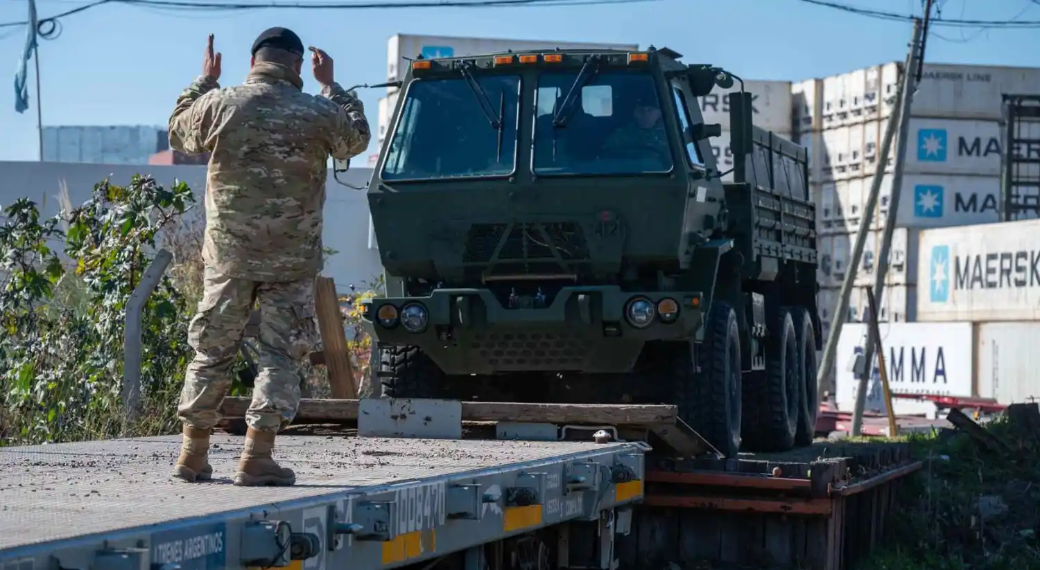 traslado vehículos combate ejército chaco retiro belgarno cargas