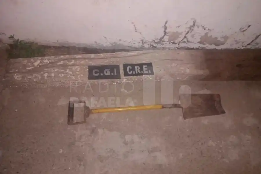 Los atraparon robándose los durmientes de las vías del tren