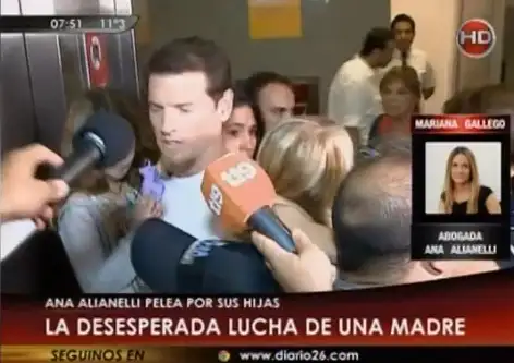 "Ana Alianelli solo puede ver a las nenas una vez por semana y con una supervisora"