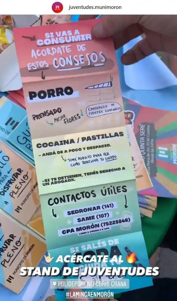 Campaña sobre drogas en Morón: “El objetivo no es estimular el consumo”, dijo Vizzotti y ejemplificó con Suiza