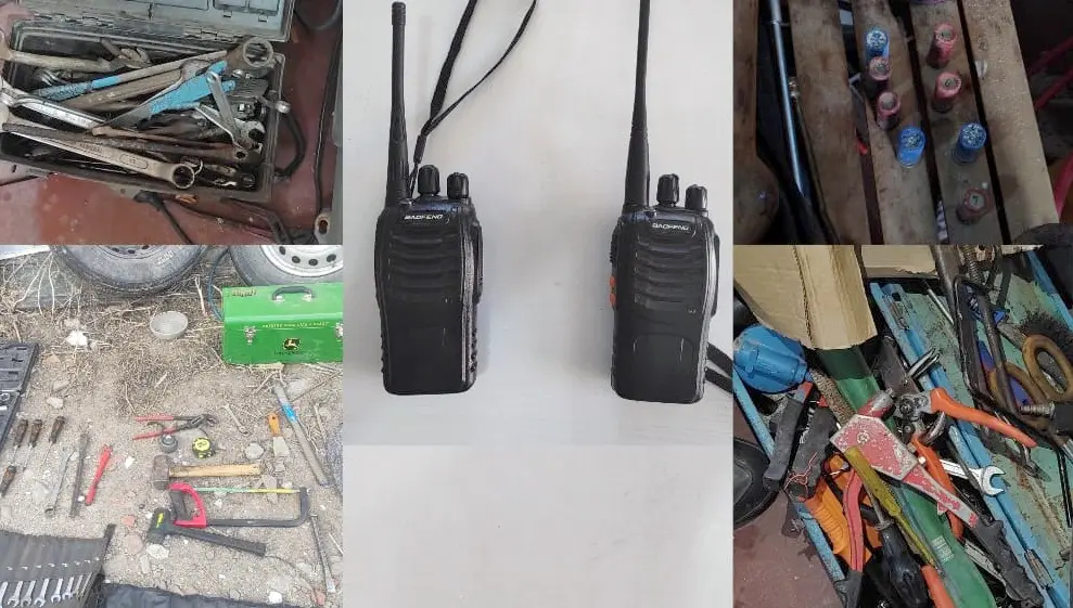 Desbarataron un “aguantadero”, tras cuantioso robo en un campo