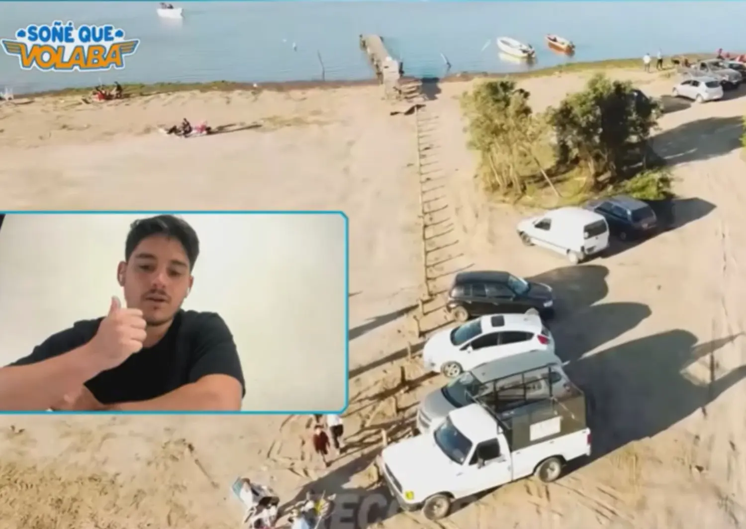 El sampedrino representó a la ciudad en el programa de streaming.