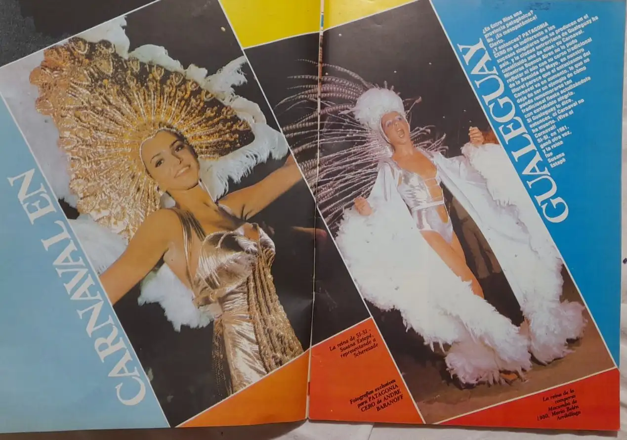Reinas de nuestro carnaval en la Revista Patagonia Cero-