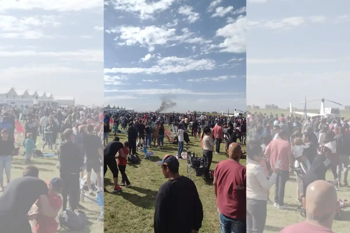 Cayó en una zona descampada, a unos mil metros, aproximadamente, de una de las cabeceras de la pista