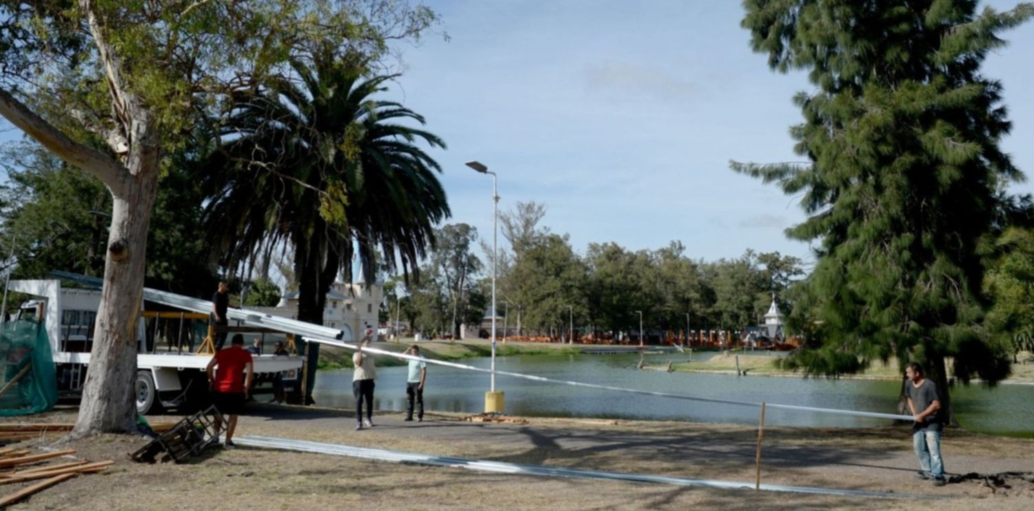 "Jurassic Park" en La Plata: arrancaron las obras para su construcción en la República de los Niños