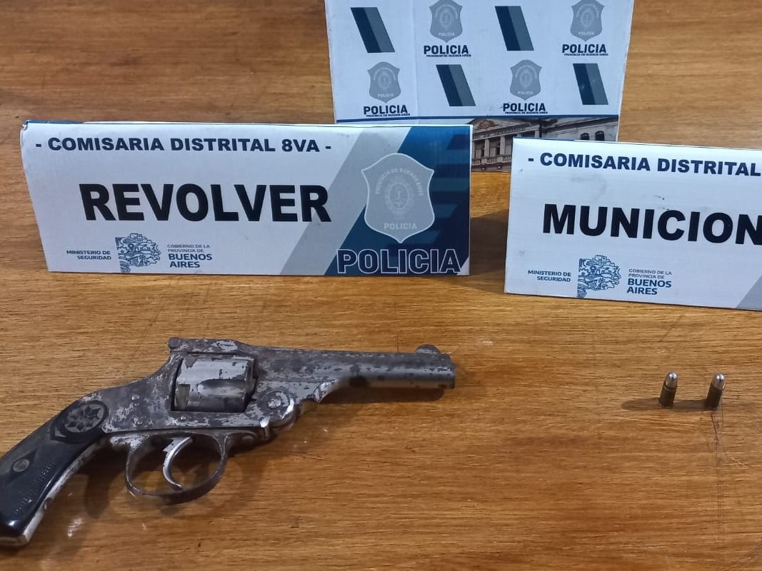 El fiscal avaló el procedimiento y dispuso el secuestro del arma.