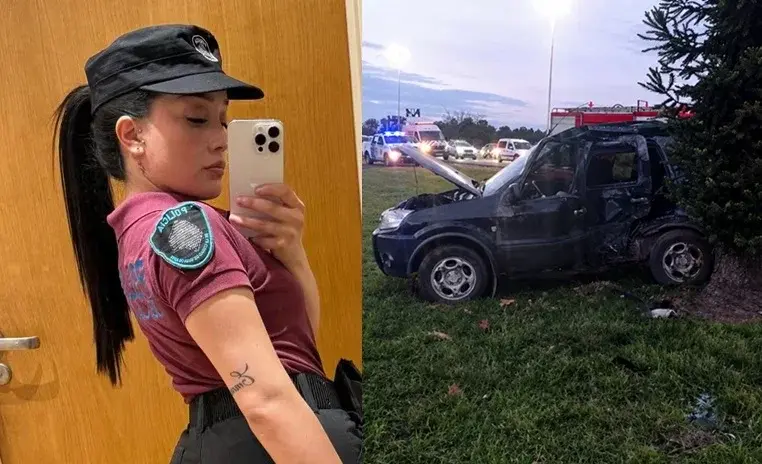 Detuvieron a la expolicía que hacía contenido erótico tras un choque con un muerto en Ezeiza: hallaron un arma y drogas