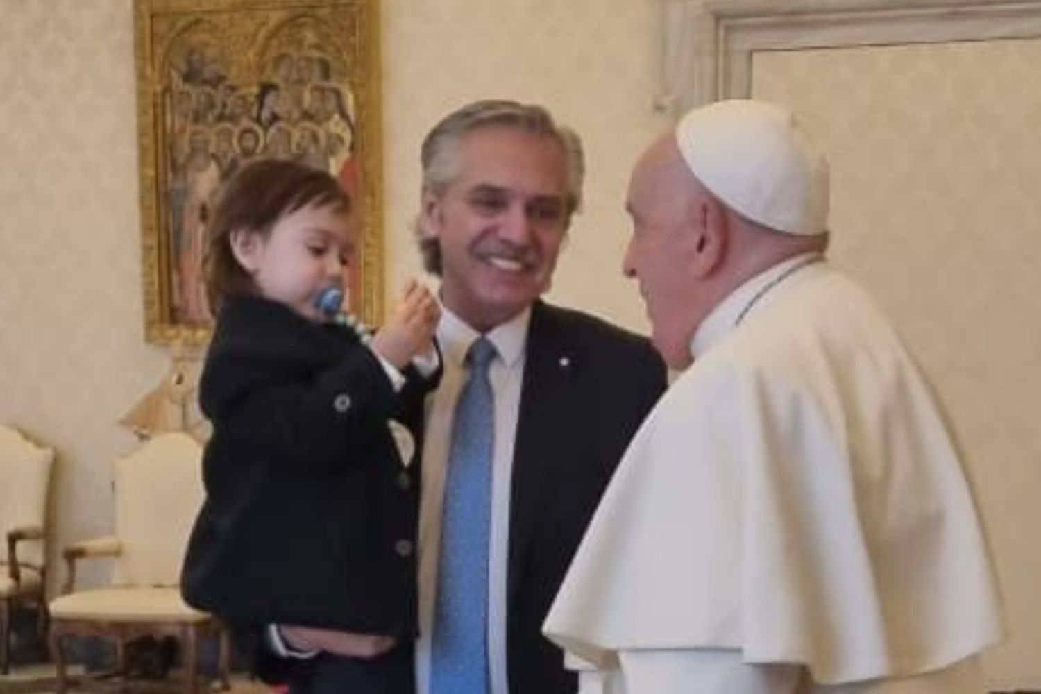 El Papa Francisco recibió a Alberto Fernández en el Vaticano