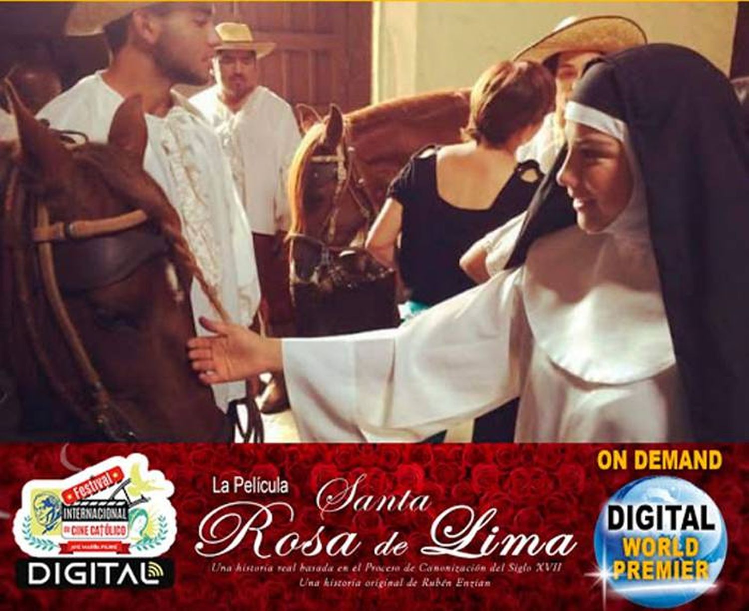 El 23 de agosto estreno digital de la película  sobre Santa Rosa de Lima 