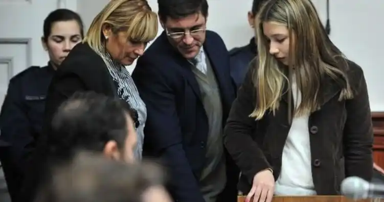 Horacio Dargains junto a Nahir Galarza 