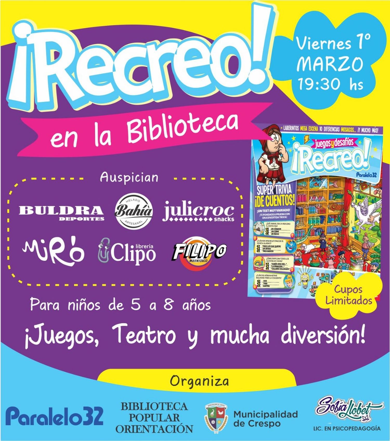 Recreo en la biblioteca: ¡una experiencia única para los más pequeños!