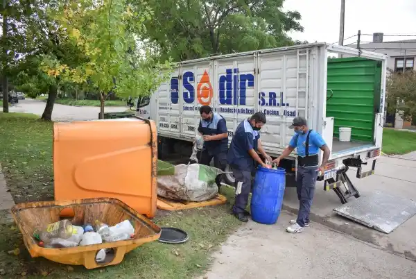 Más de 15.000 litros de aceite vegetal usado fueron recolectados en Chascomús