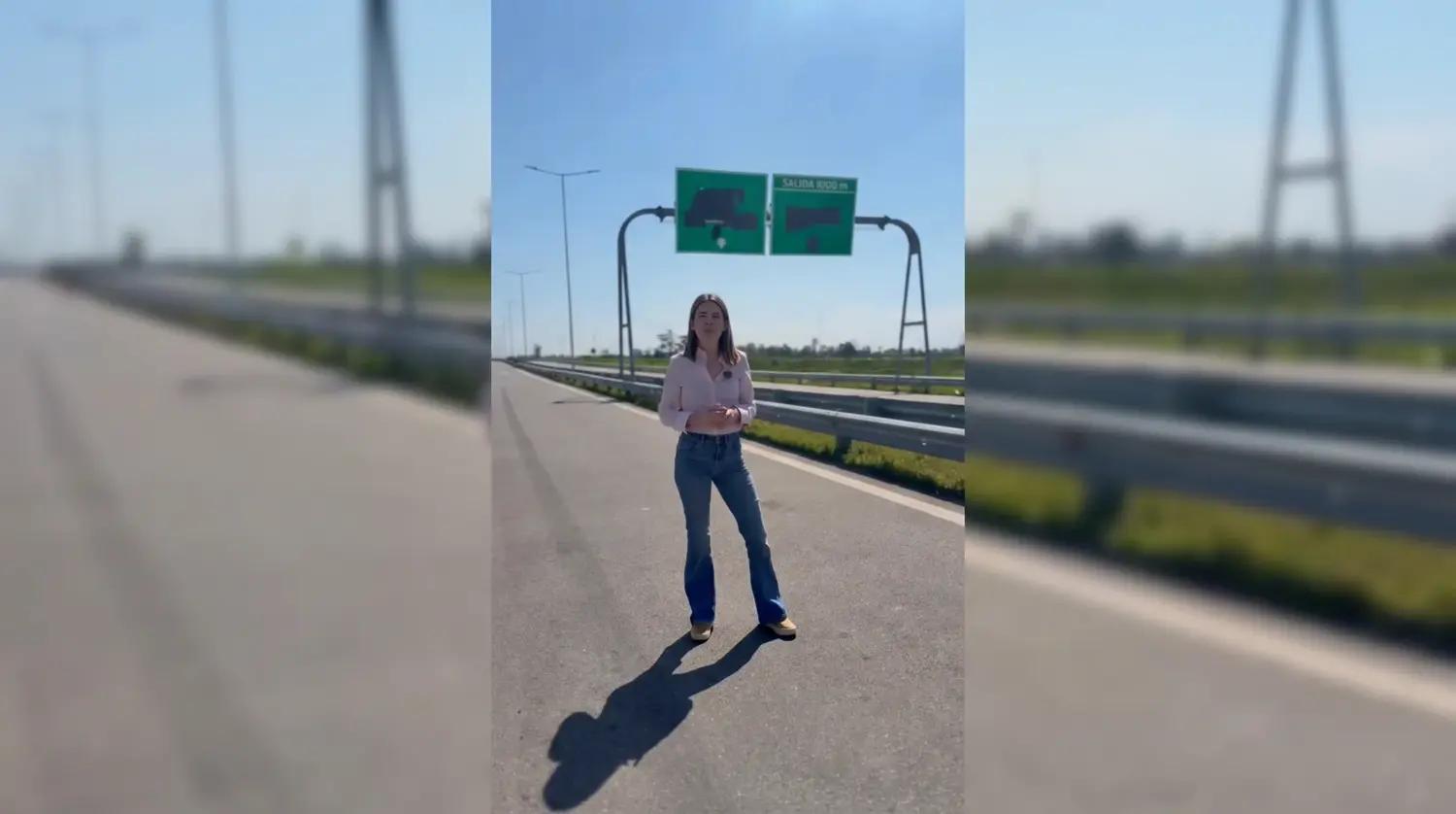 La marcospacense Marina Salzmann junta firmas para reactivar la Autopista Perón: "Queremos que la terminen"