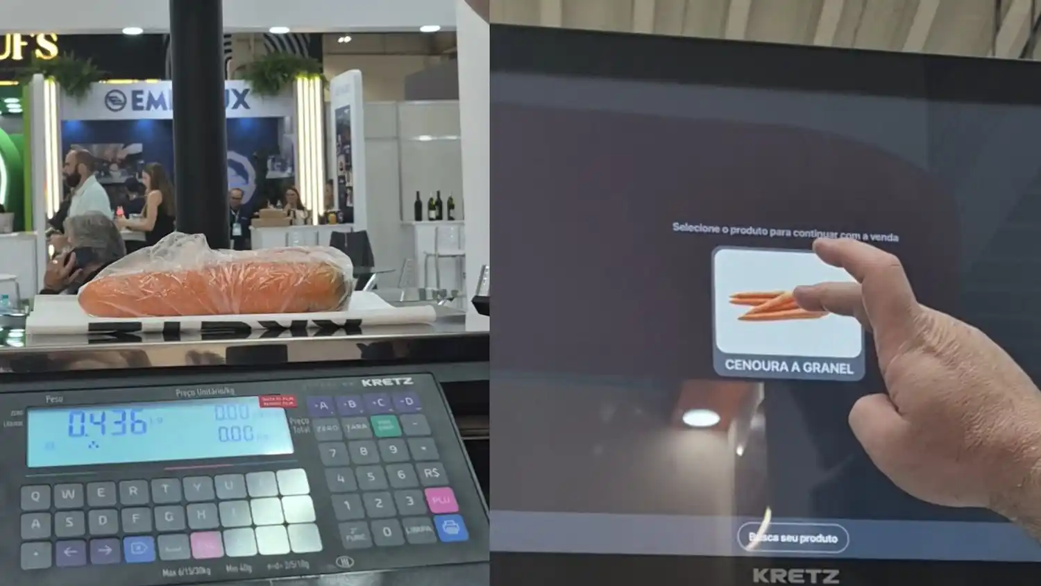 Kretz apuesta en Brasil con balanzas con inteligencia artificial y desafía a los gigantes del retail