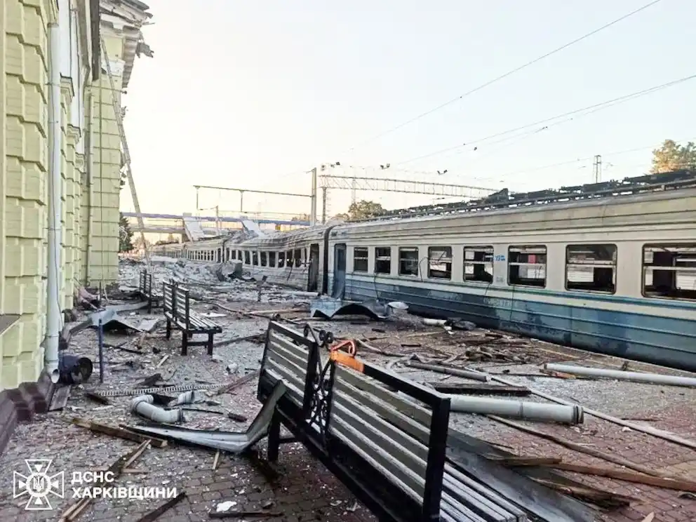 Rusia lanzó un ataque con drones a vías férreas en tres regiones de Ucrania