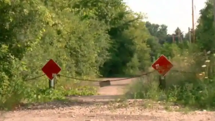 El bosque donde las niñas llevaron a su amiga a jugar a las escondidas para asesinarla