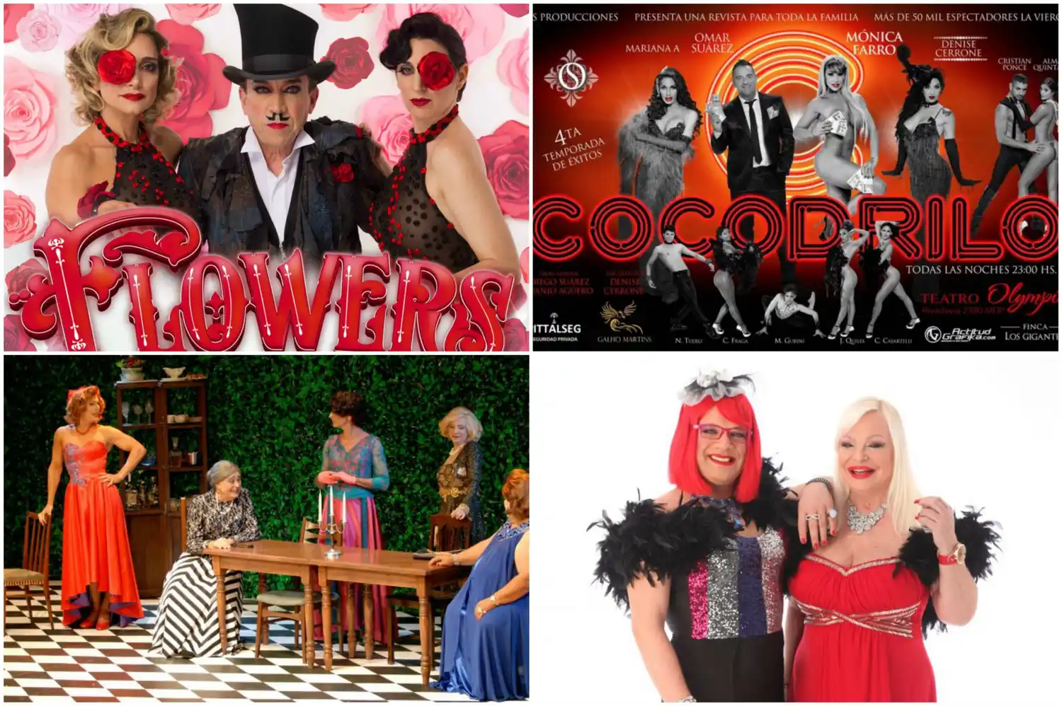 Variadas propuestas en la marquesina teatral