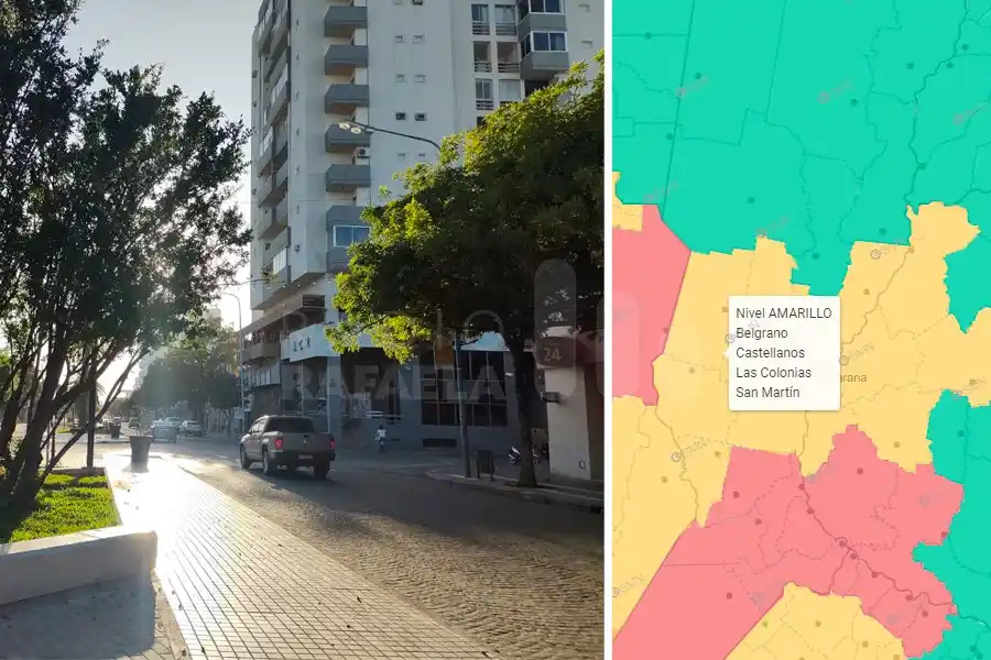 Continúa el alerta amarillo por temperaturas extremas en el departamento Castellanos