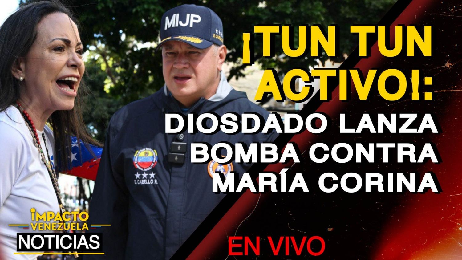 ¡TUN TUN ACTIVO!  Diosdado lanza bomba contra María Corina – VIDEO
