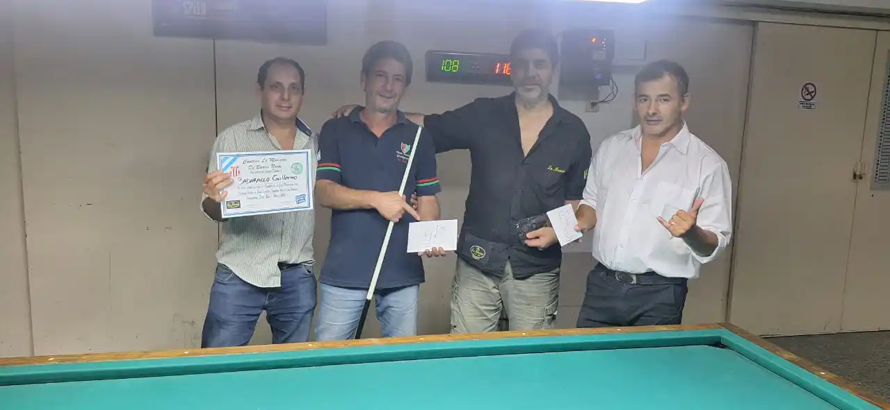 Guillermo Badaracco se consagró campeón del torneo de Casín (5 Quillas)