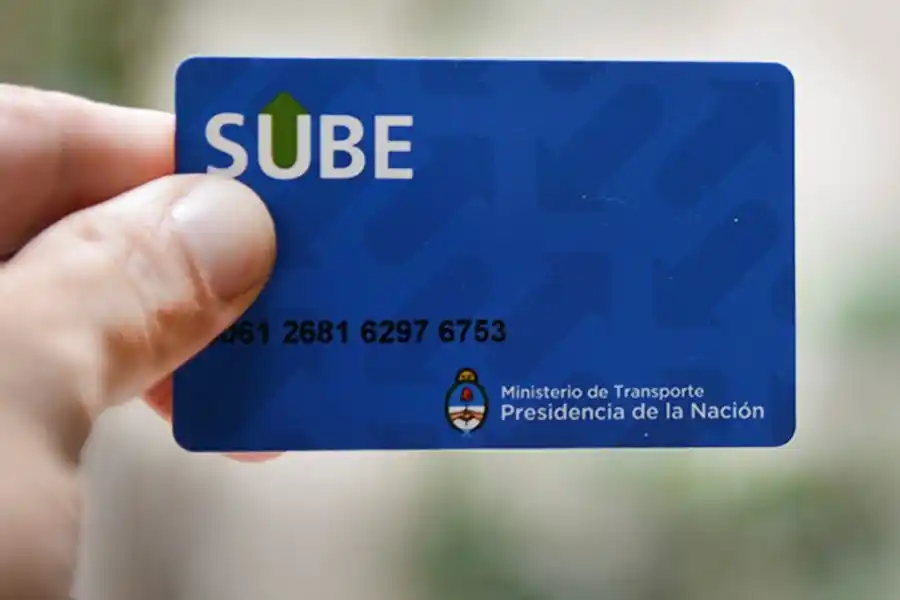 SUBE: Nuevo valor para las tarjetas