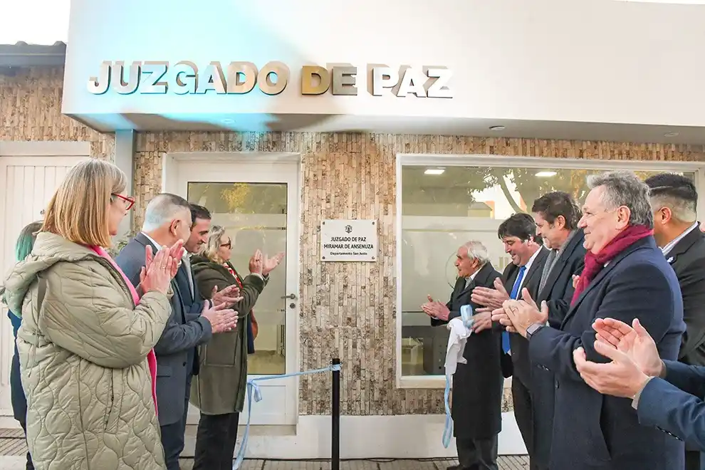 Miramar de Ansenuza cuenta con una nueva sede de Juzgado de Paz.