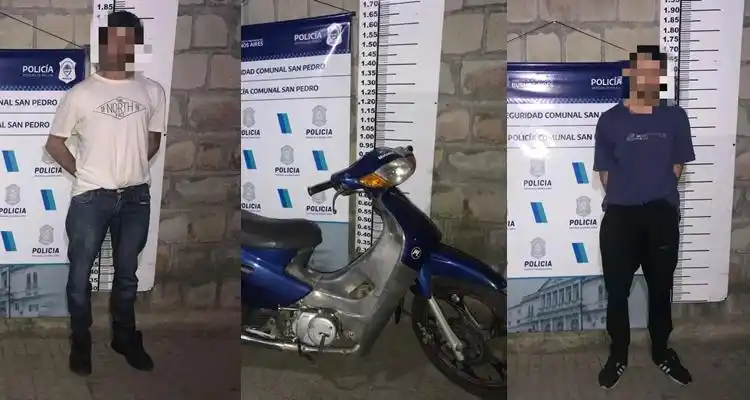 Detuvieron a dos hermanos motochorros que intentaron robarle a una mujer