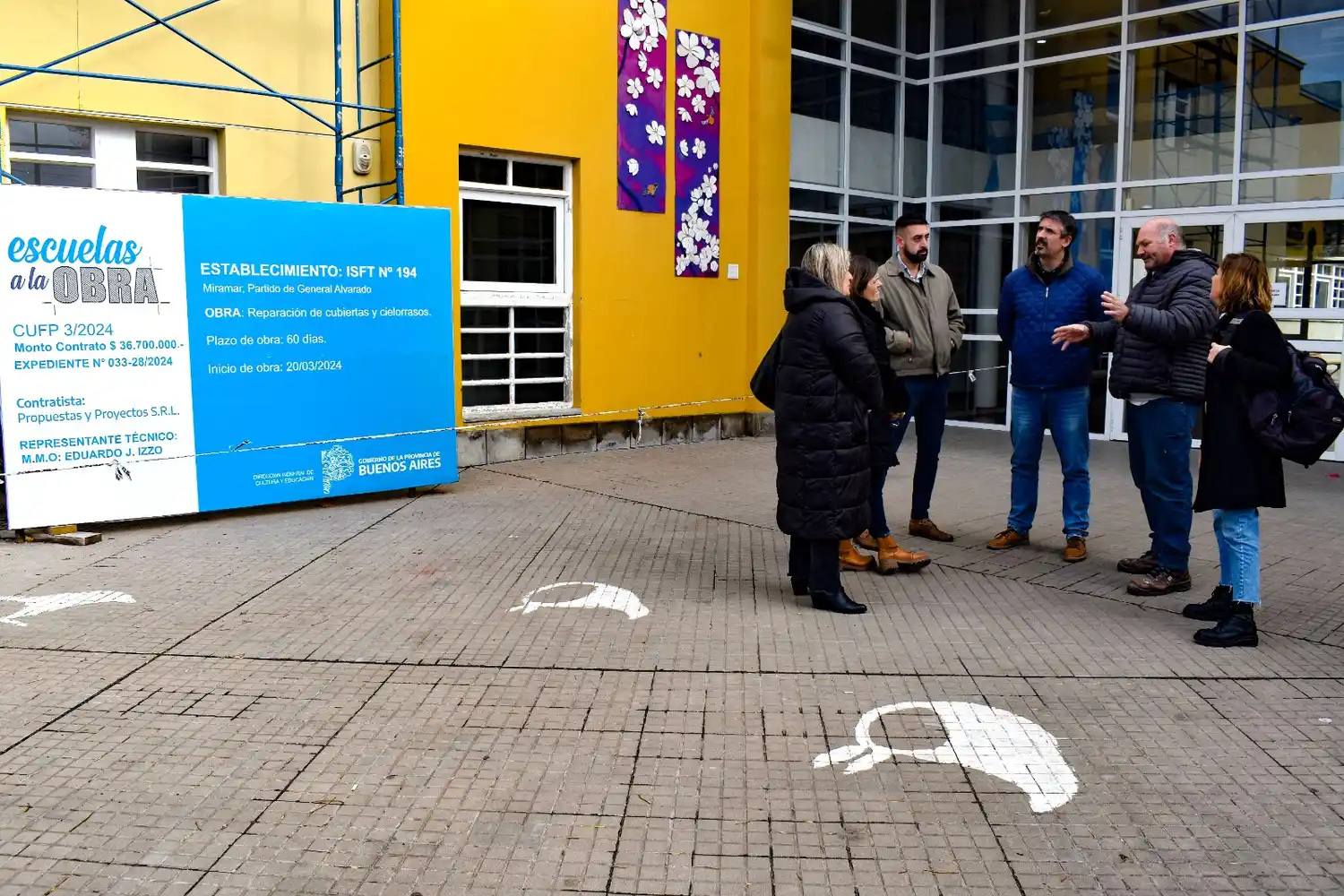 Se realizan diversas obras en el ISFT N°194.