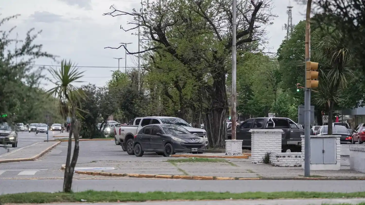 En el sector de avenida 59 entre 64 y 66, se produjo el violento incidente