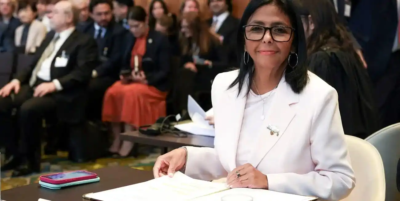 La presidenta encargada de Venezuela, Delcy Rodriguez.
