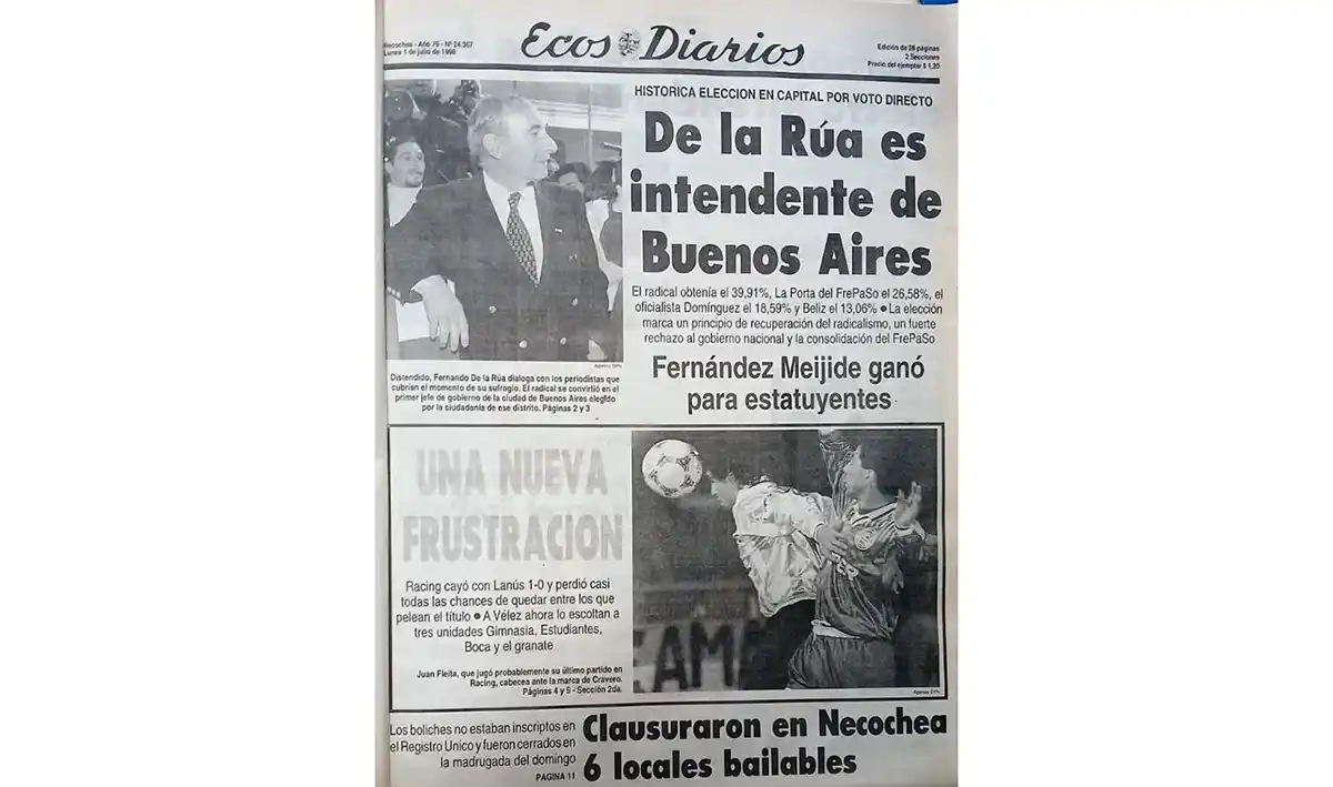 Lunes 1 de julio de 1996