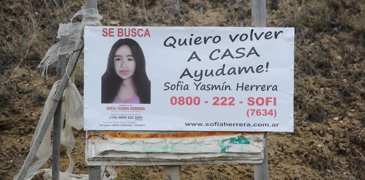 Investigan si una nena hallada en Buenos Aires es Sofía Herrera