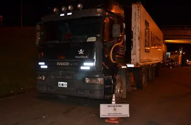 Camión robado en Buenos Aires fue secuestrado en Gualeguaychú