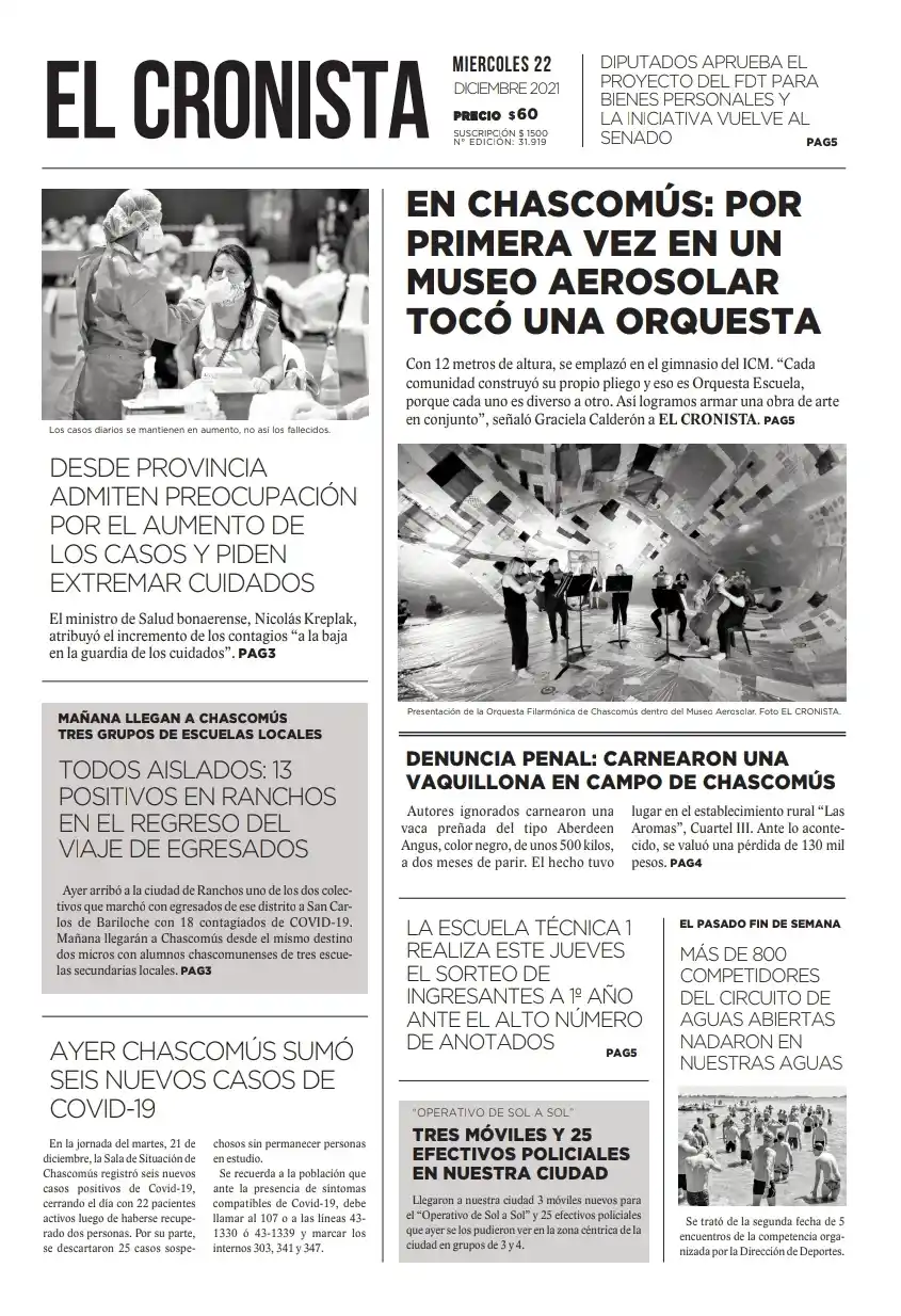 Tapa 22 diciembre 2021
