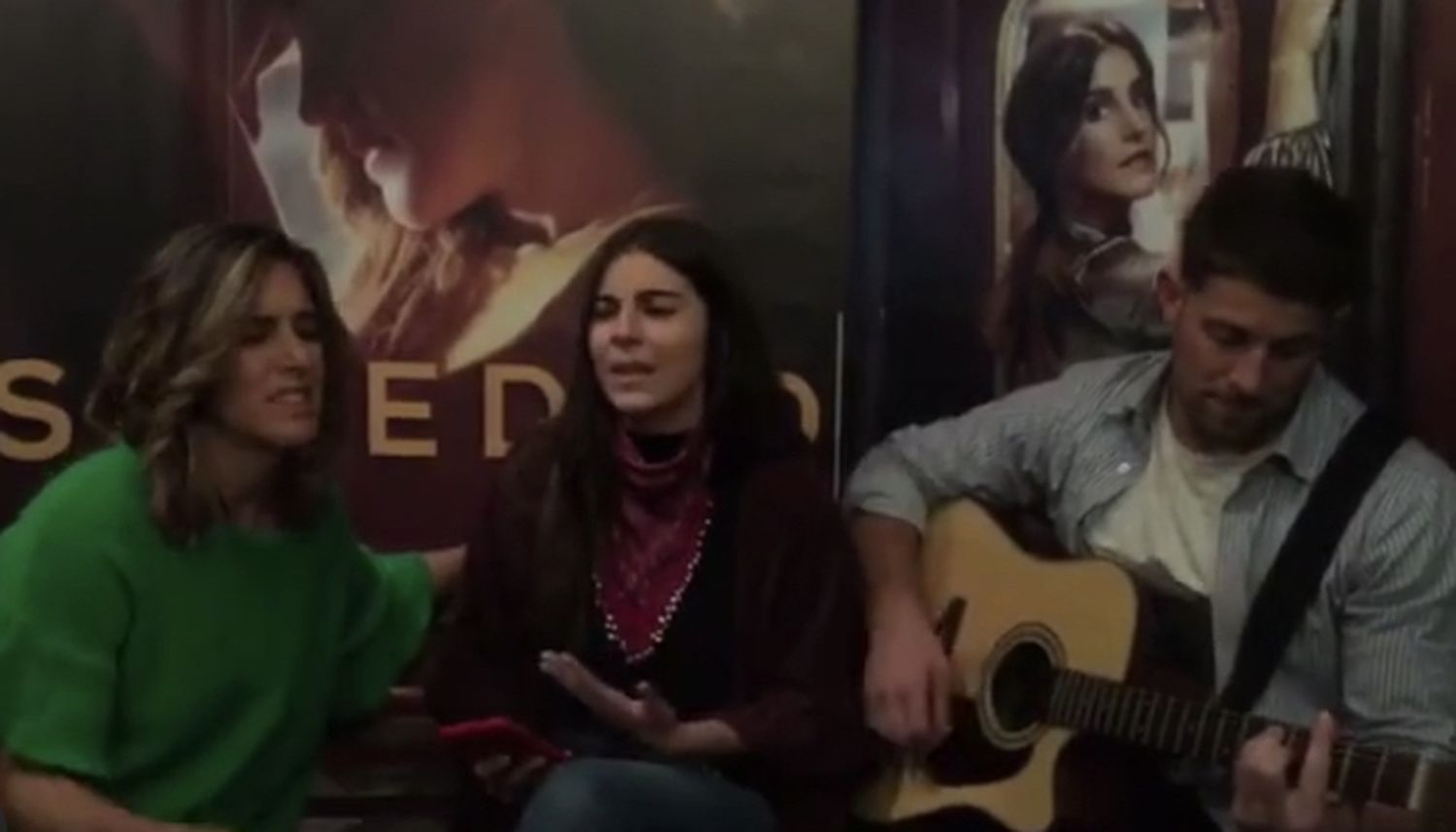 La tandilense Josefina Arenas cantó junto a Soledad Pastorutti