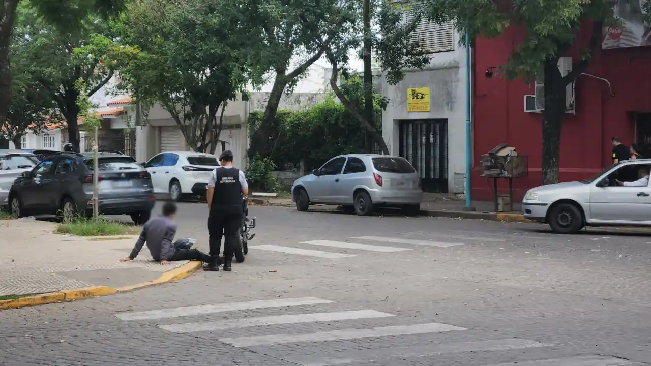 accidente alvear choque policia patrullero - 2