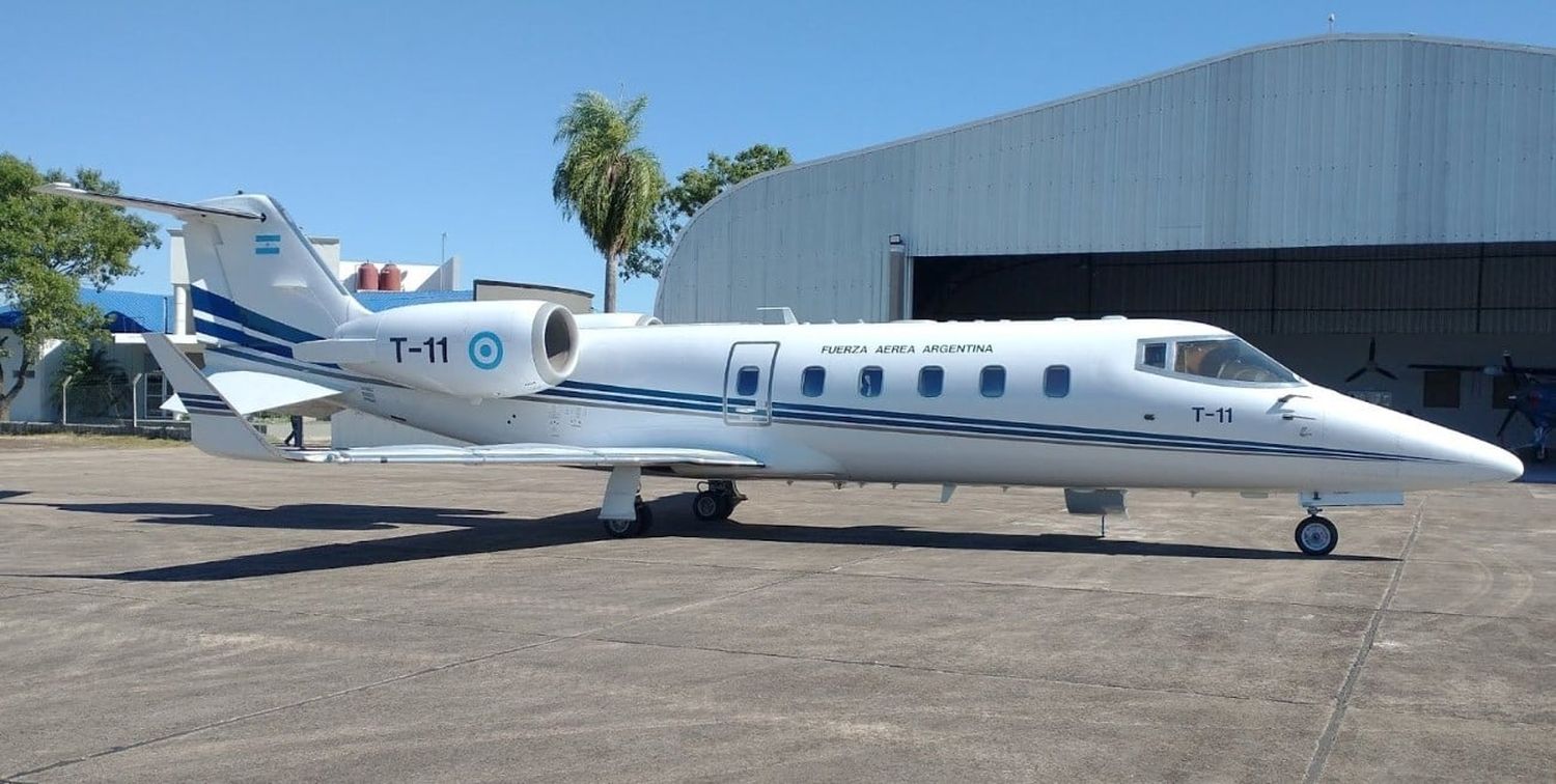 El Tango 11, el avión Learjet 60SE que utilizaría Milei.